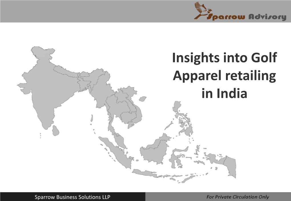 Insights Into Golf Apparel Retailing in India