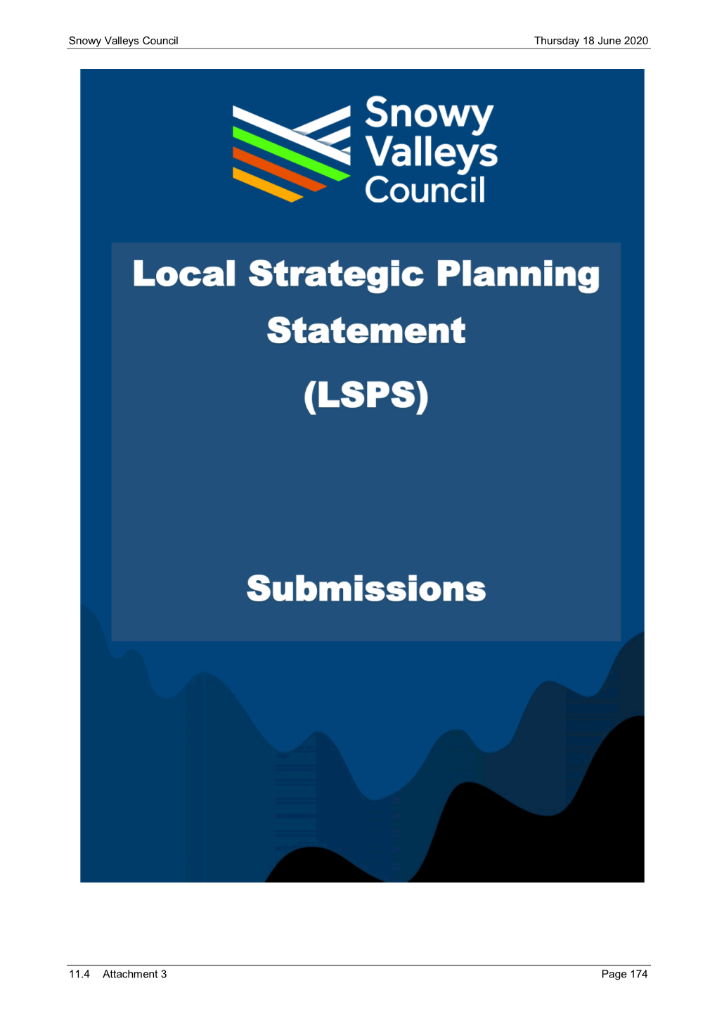 Snowy -1 Valleys Council Local Strategic Planning Statement (LSPS)
