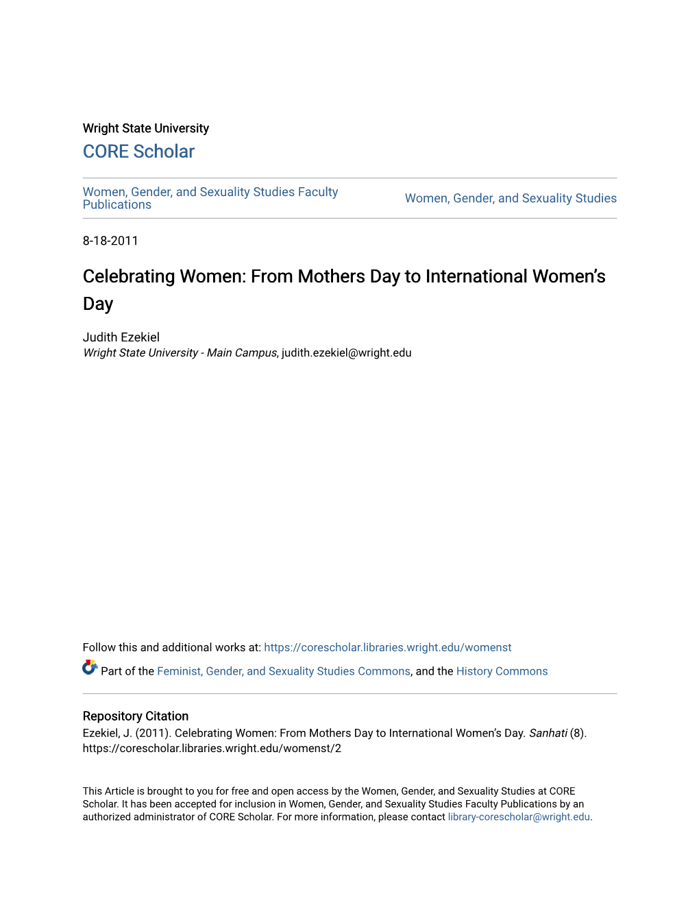 Celebrating Women: from Mothers Day to International Womenâ•Žs