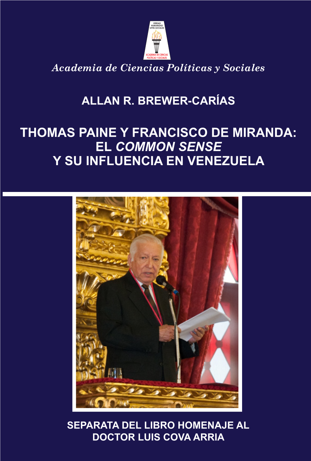 Thomas Paine Y Francisco De Miranda: El Common Sense Y Su Influencia En Venezuela