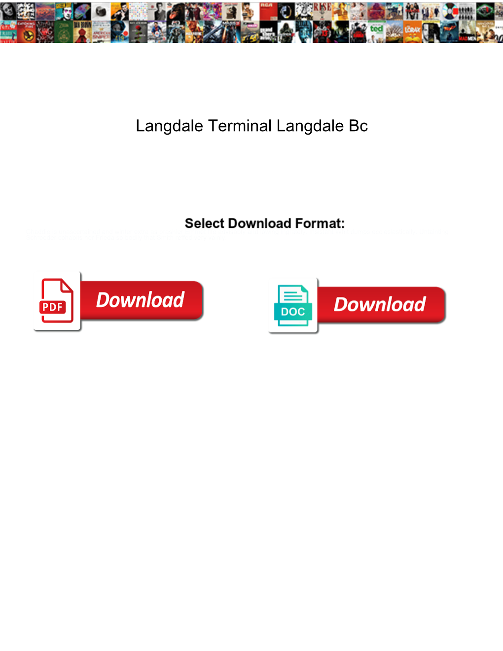 Langdale Terminal Langdale Bc