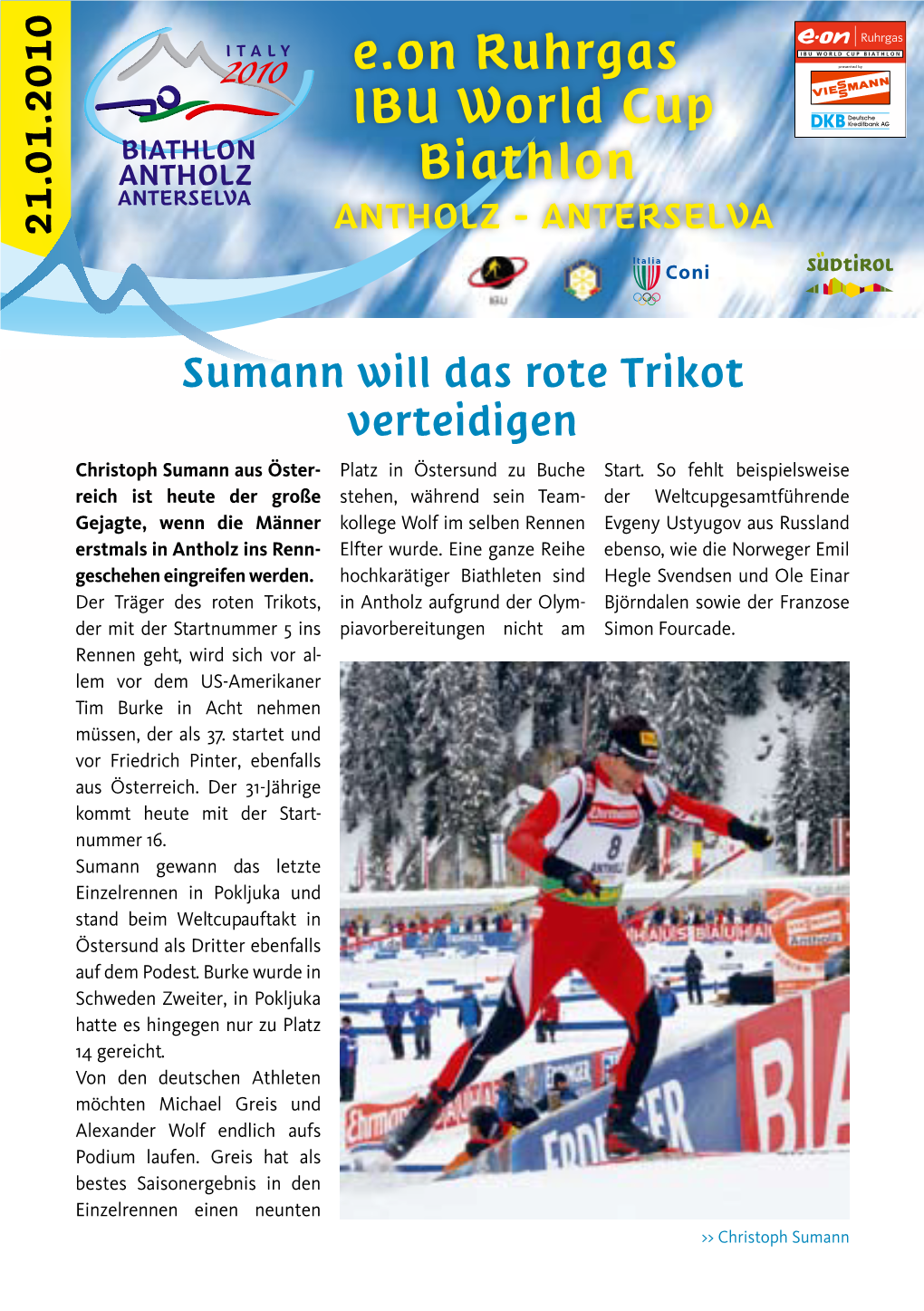 Biathlon E.On Ruhrgas IBU World