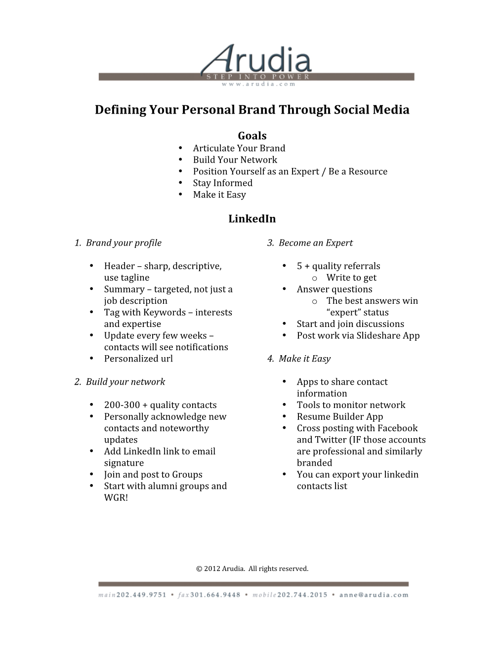 Tips for Using Social Media to Promote Your Personal Brand