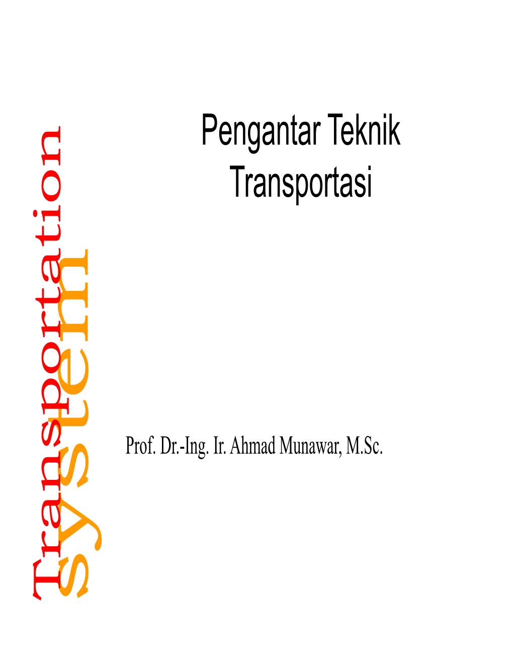 Transportation Prof