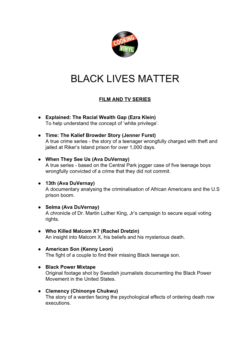 Black Lives Matter