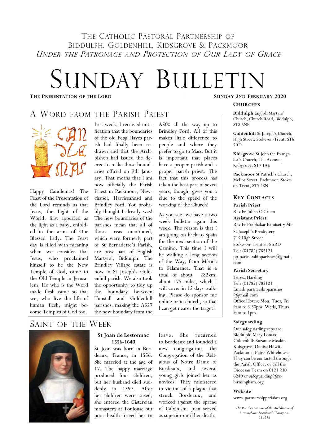 Parish Bulletin 02.02.20.Pub