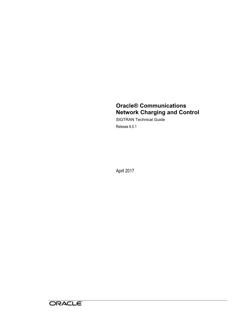 Oracle Communications Network Charging and Control SIGTRAN