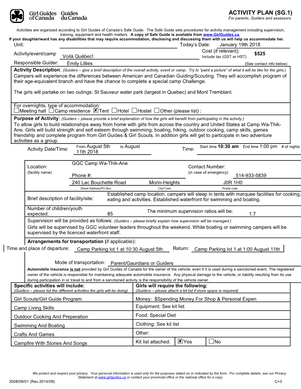 Parent/Guardian Information Sheet s3