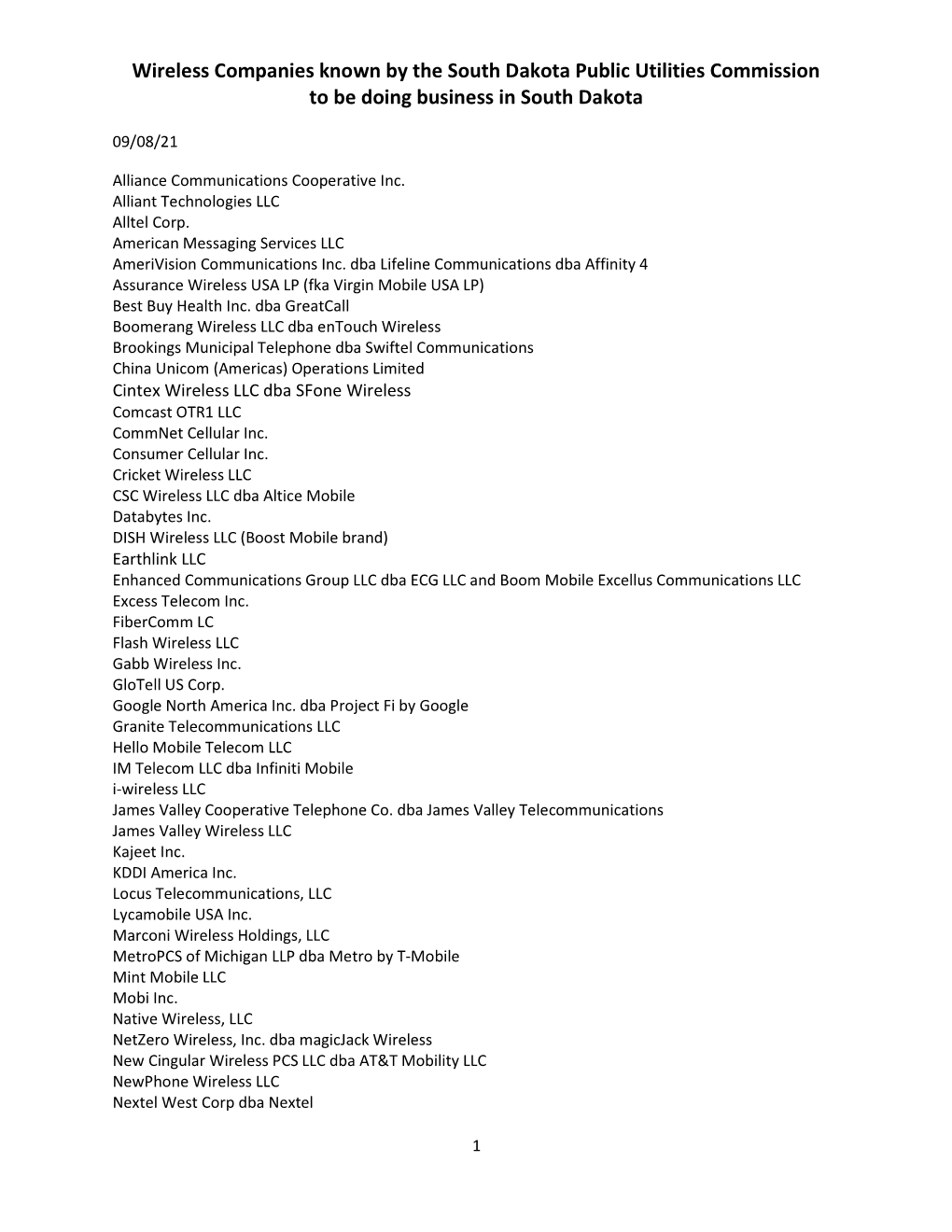 Cintex Wireless LLC Dba Sfone Wireless Earthlink