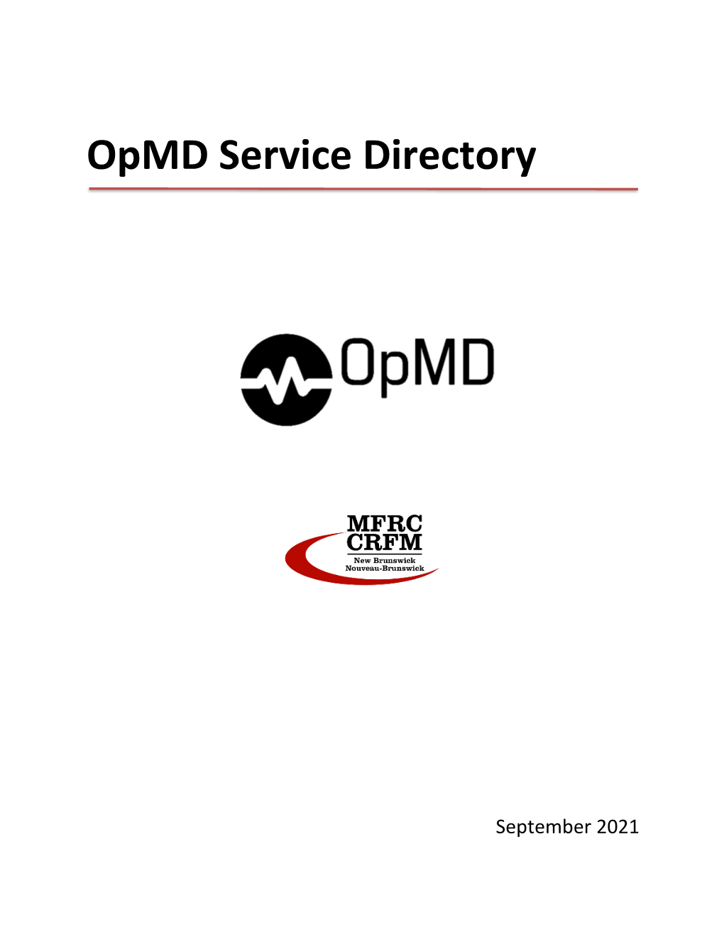 Opmd Service Directory