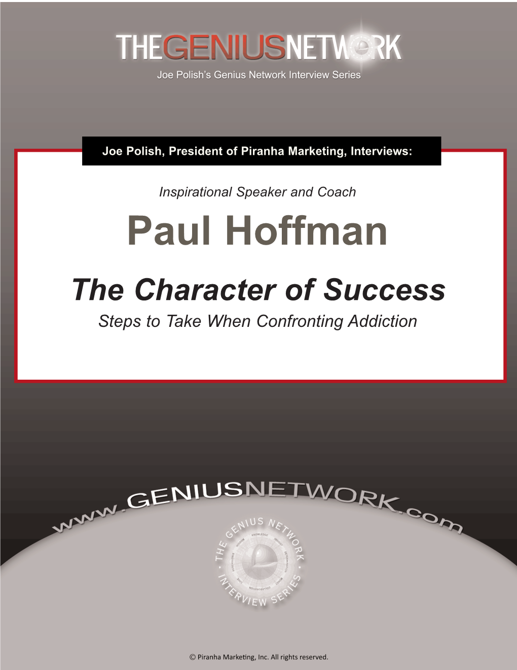 Paul Hoffman Interview