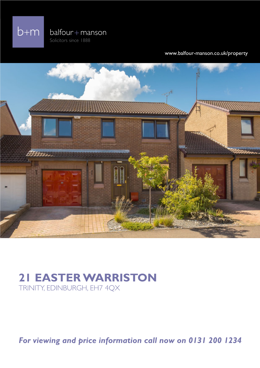 21 Easter Warriston Trinity, Edinburgh, Eh7 4Qx