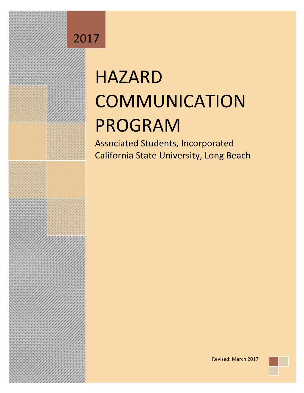 Policy on Hazard Communication Program