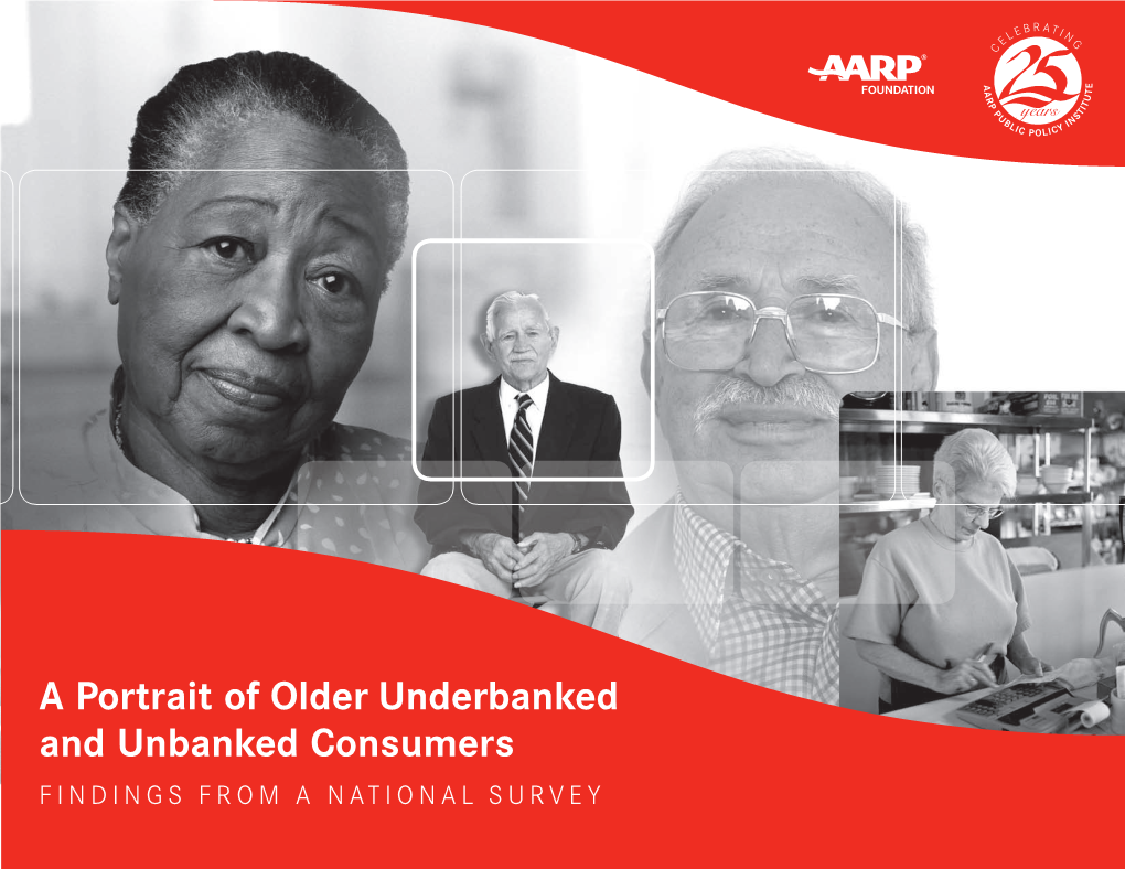 A Portrait of Older Underbanked and Unbanked Consumers