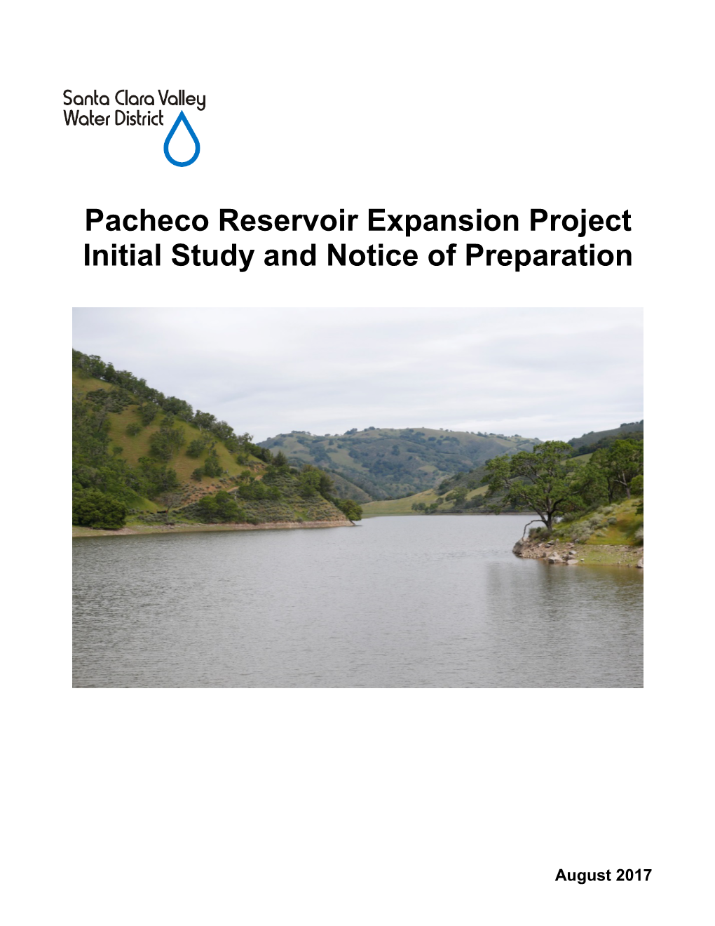 Pacheco Reservoir Expansion Project Initial Study and Notice of Preparation