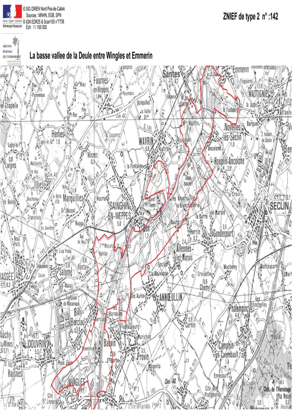 Basse Vallée De La Deule Entre Wingles Et Emmerin