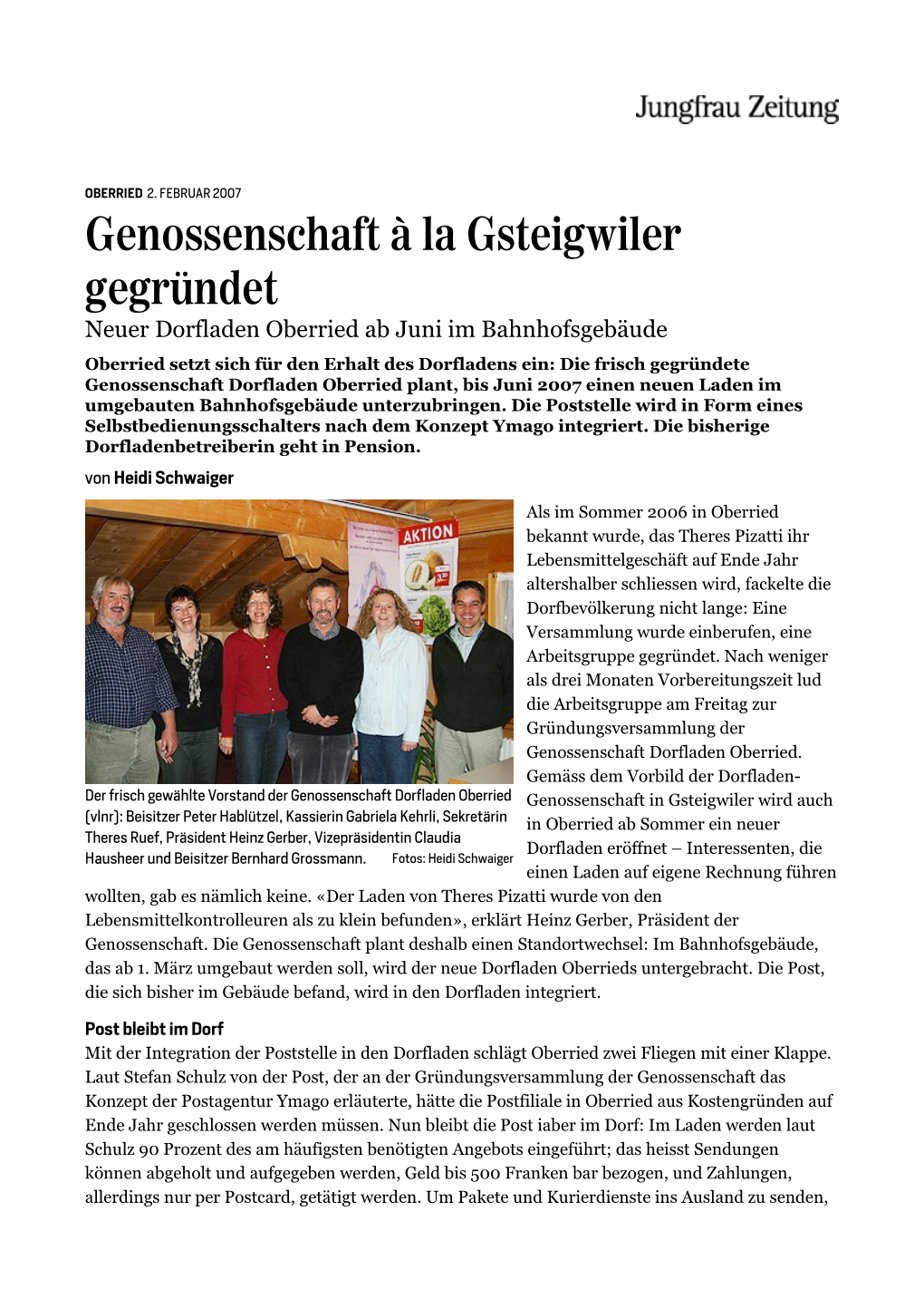 (Jungfrau Zeitung