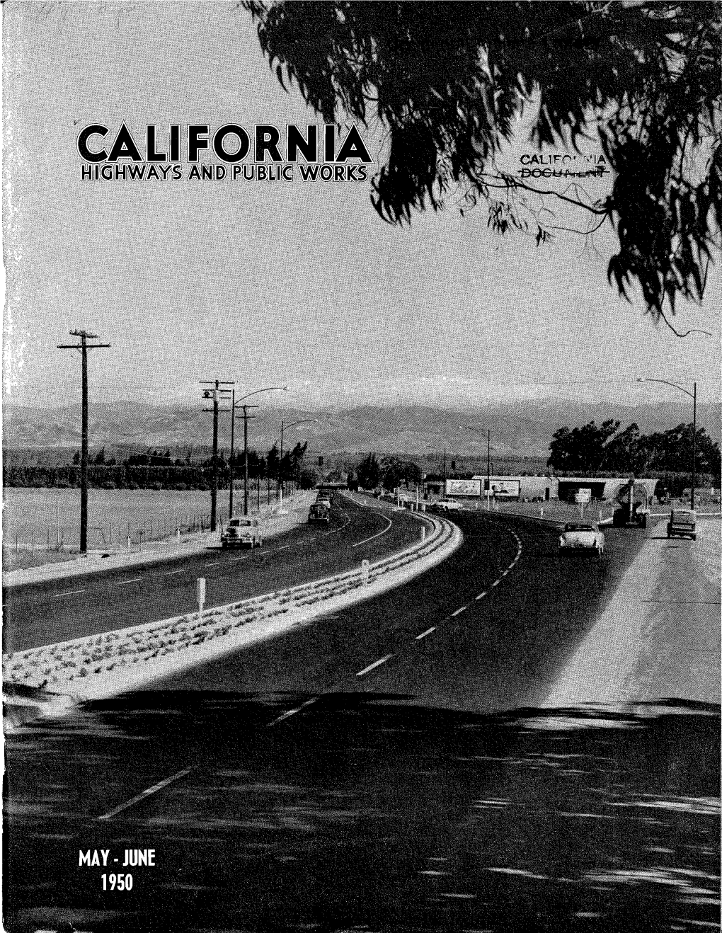 California Highways and Public Works, May-June 1950