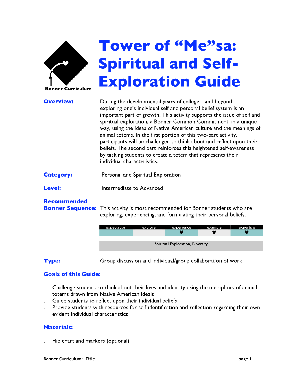 Tower of “Me”Sa: Spiritual and Self- Exploration Guide