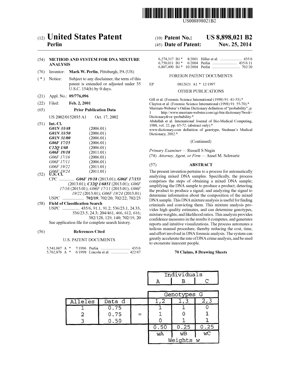 Patent No.: US 8898021 B2 50 0.25 O