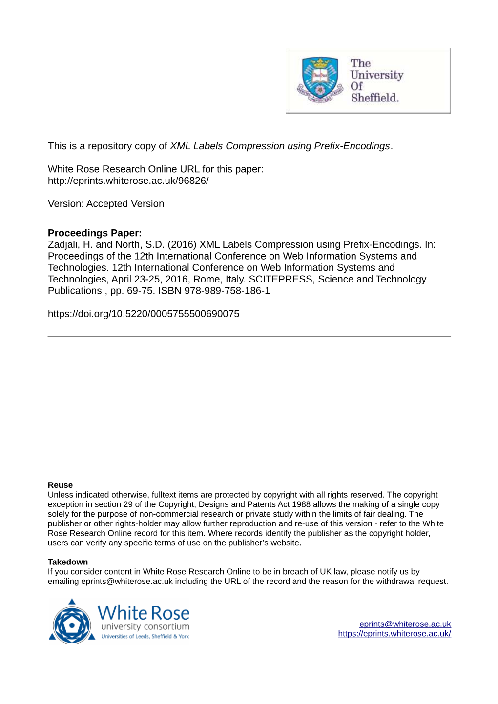 XML Labels Compression Using Prefix-Encodings