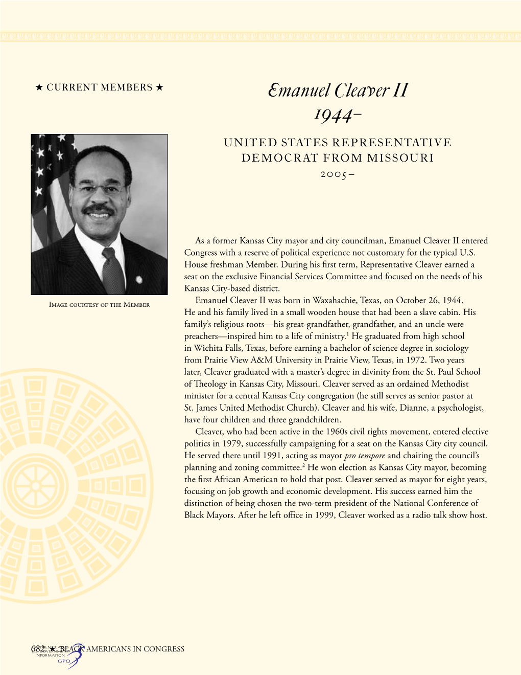 Emanuel Cleaver II 1944–