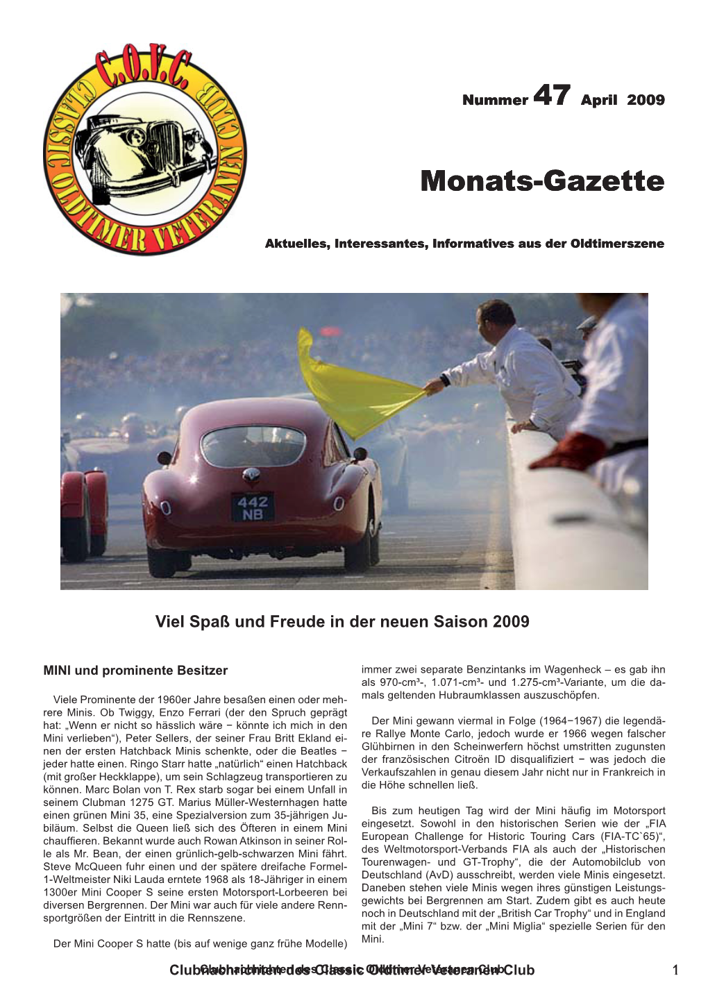 Monats-Gazette