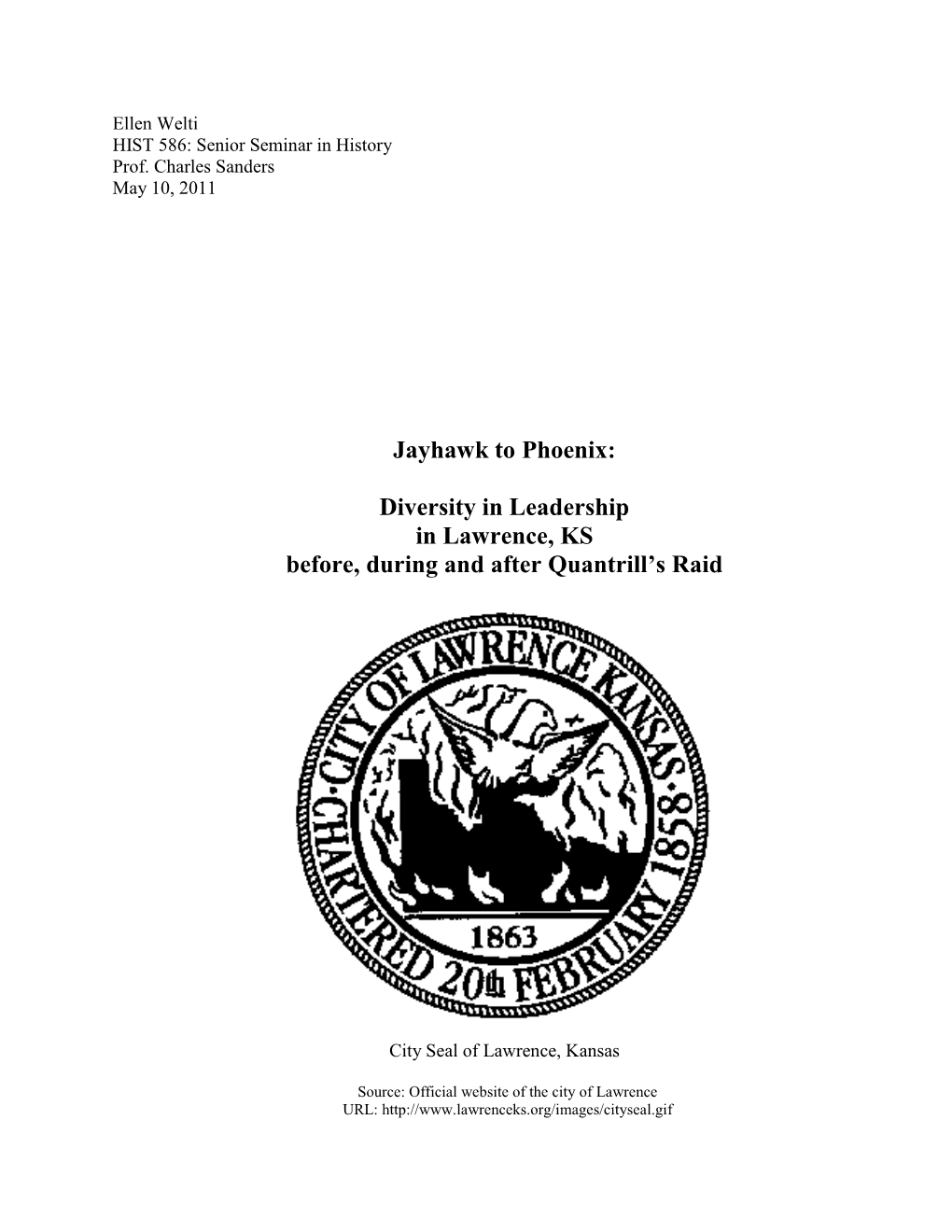 Jayhawk to Phoenix: Diversity in Leadership in Lawrence, KS Before