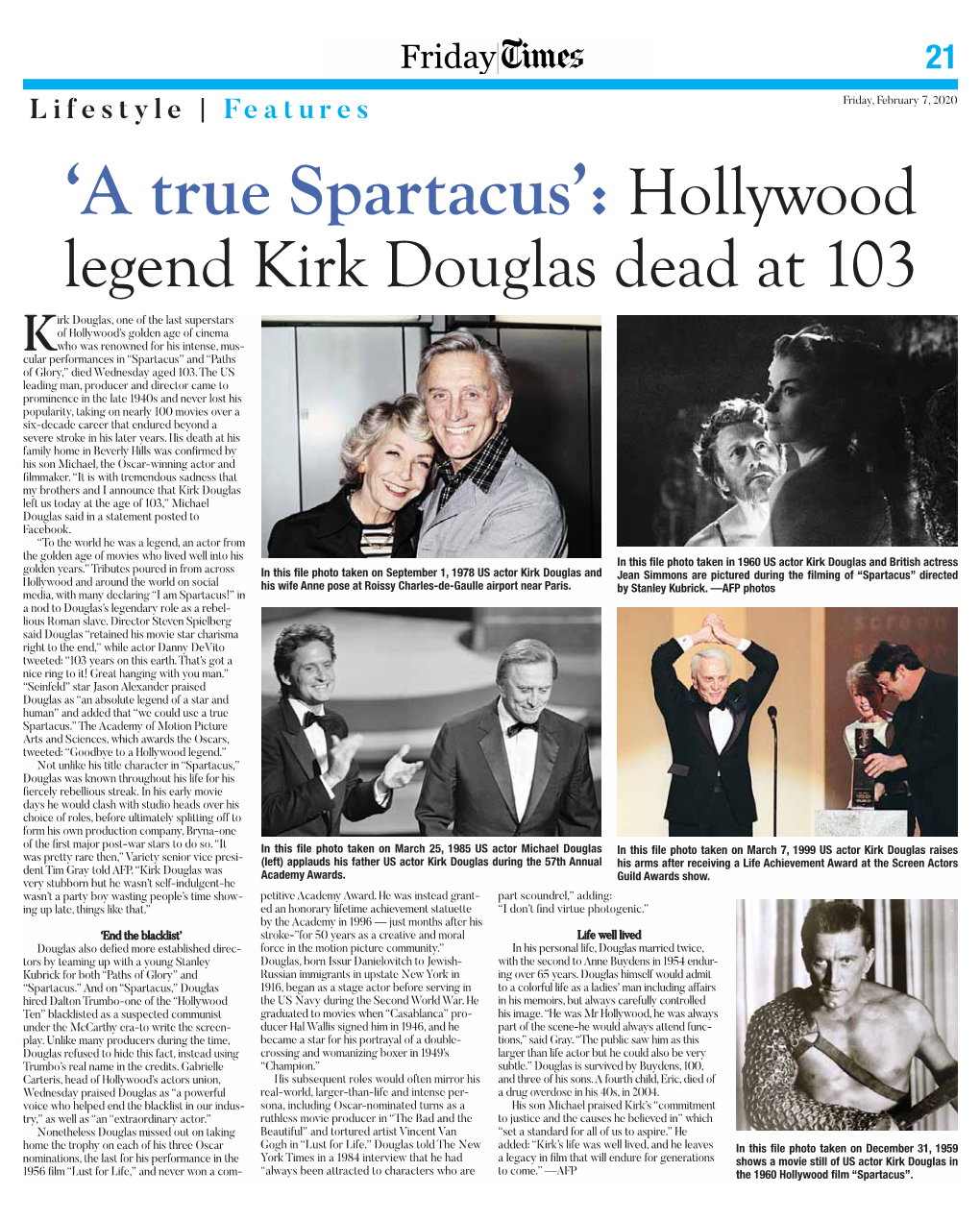 'A True Spartacus': Hollywood