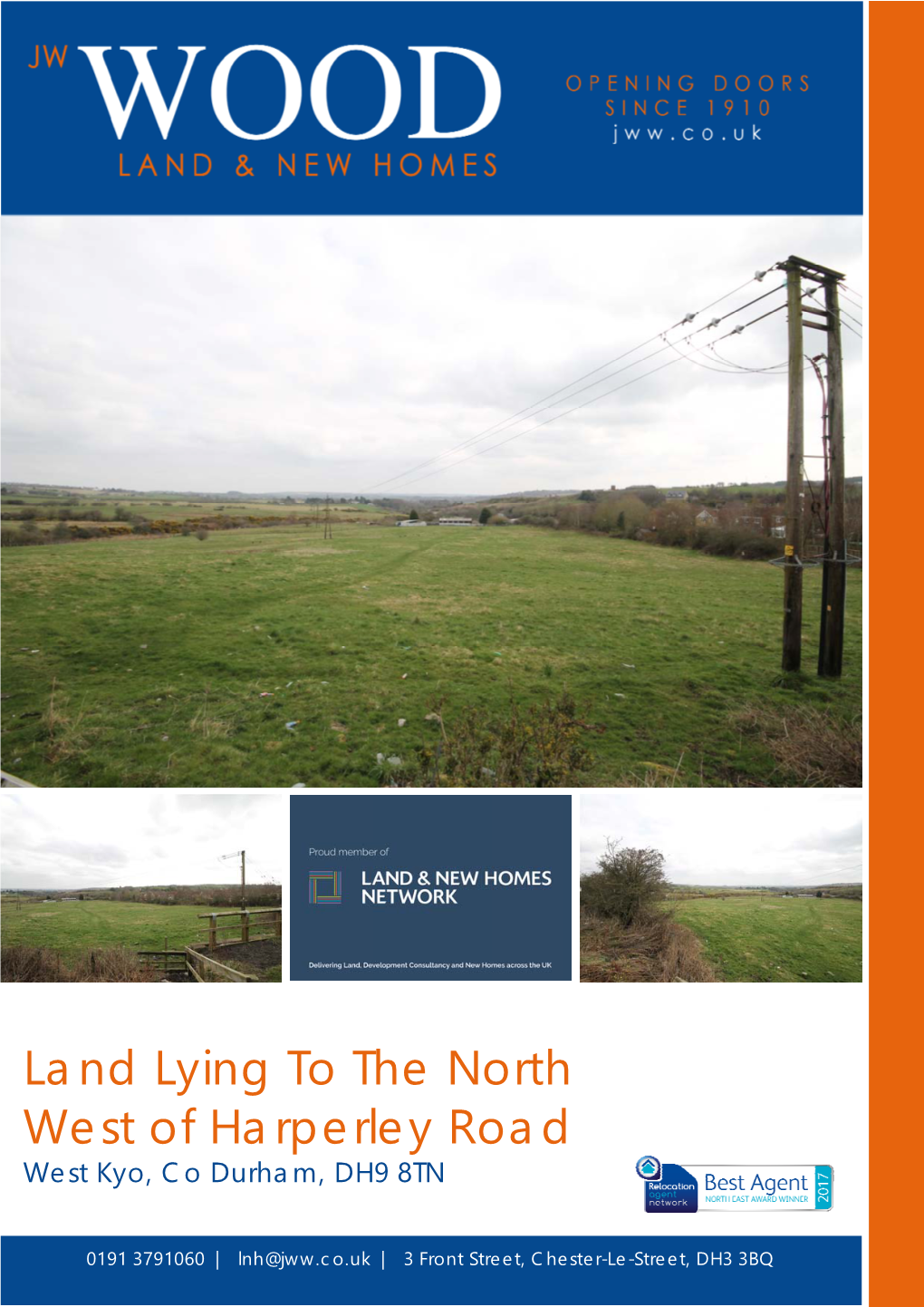 Land Lying to the North West of Harperley Road West Kyo, Co Durham, DH9 8TN