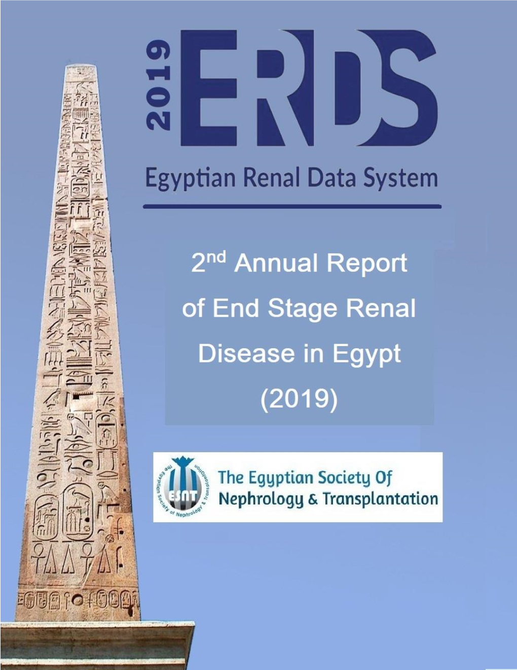 Egyptian Renal Data System (ERDS) 2Nd Annual Report (2019)