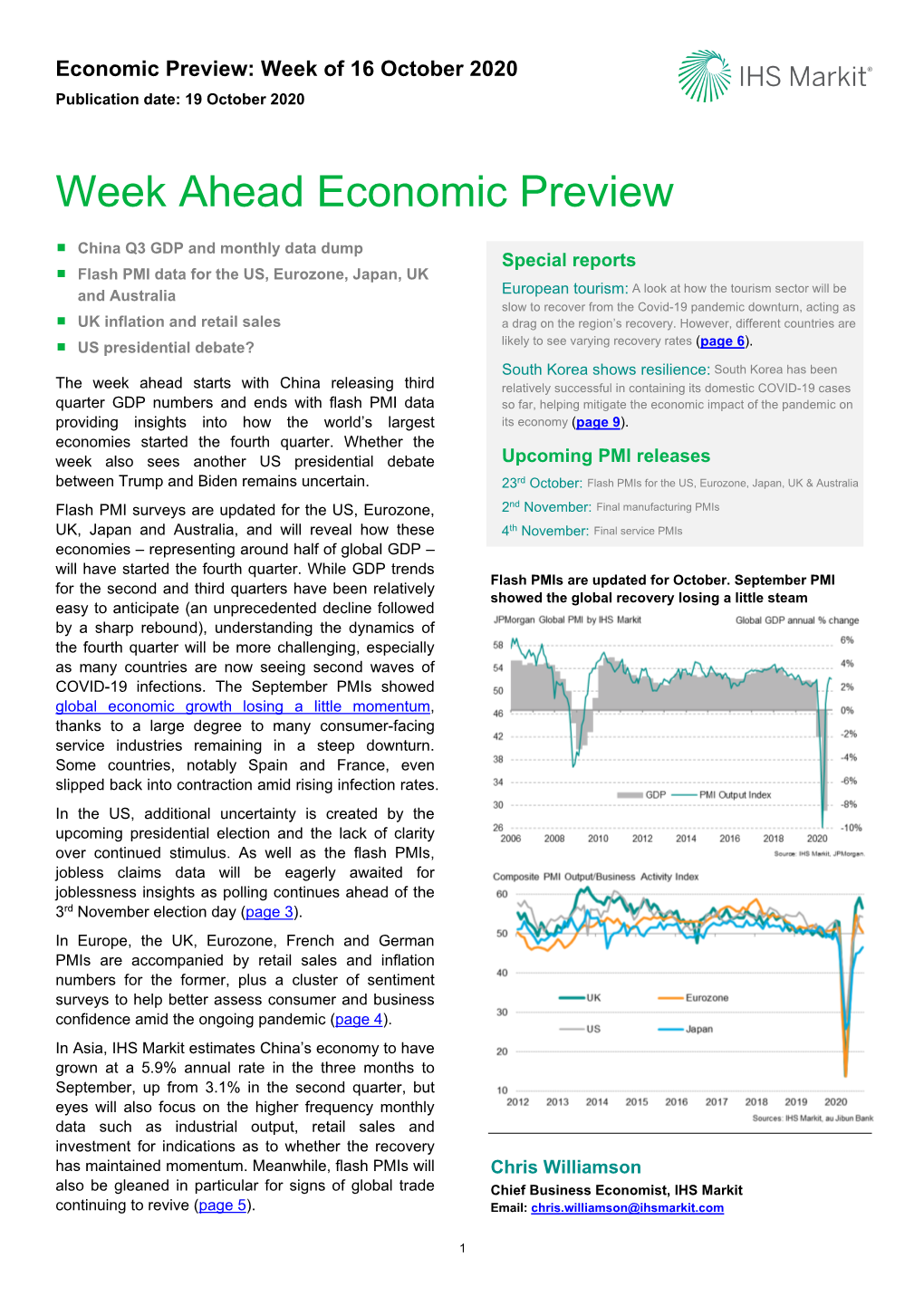Week Ahead Economic Overview