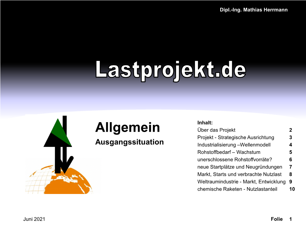 Präsentation Über Lastprojekt.De