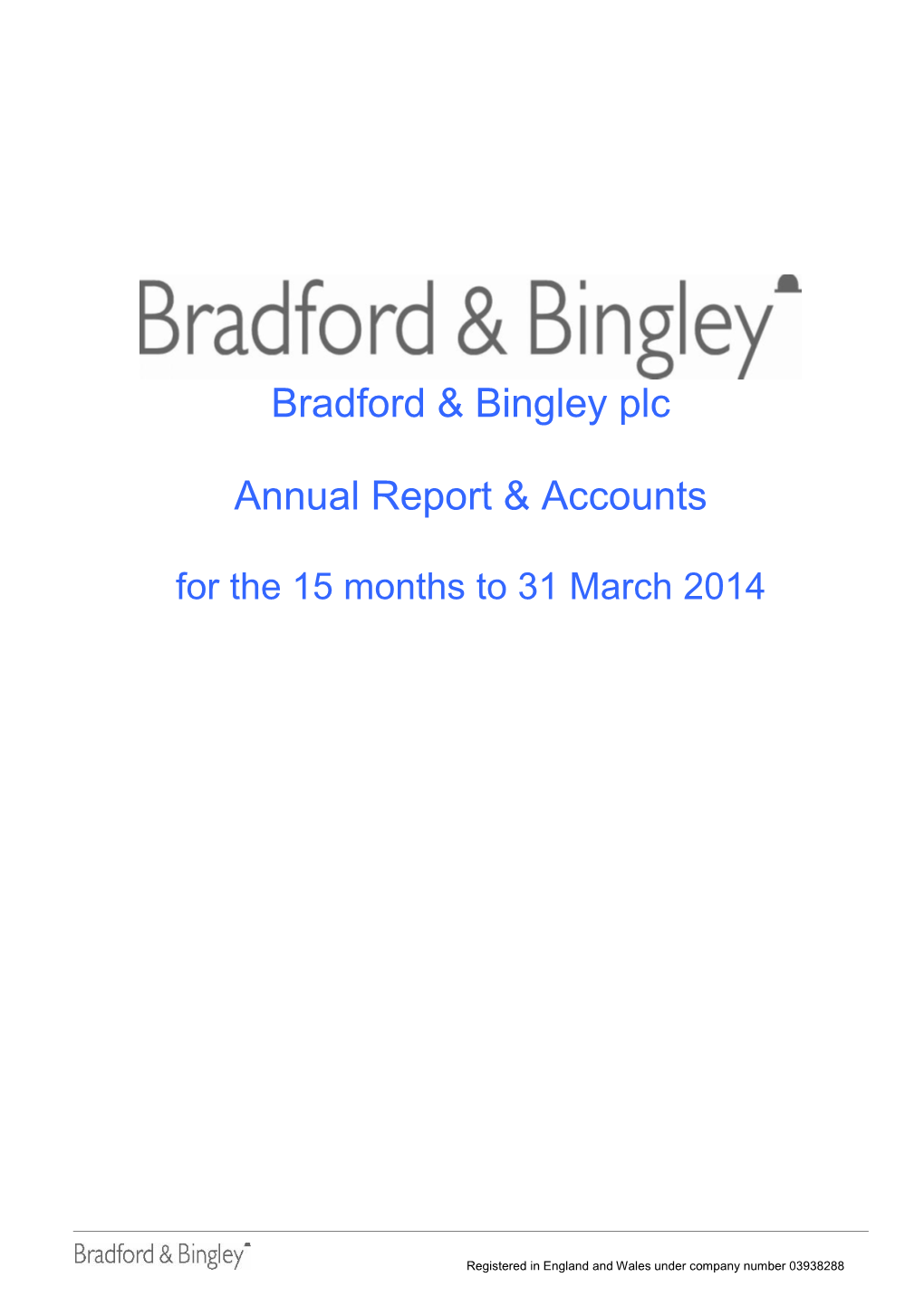 Bradford & Bingley Plc Annual Report & Accounts