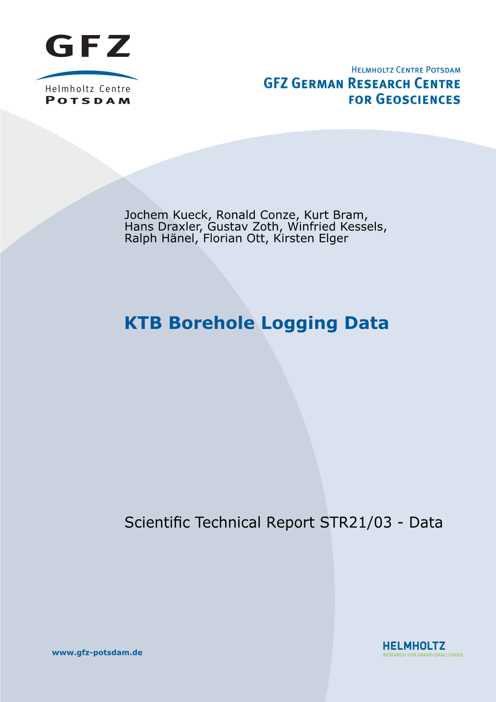 KTB Borehole Logging Data