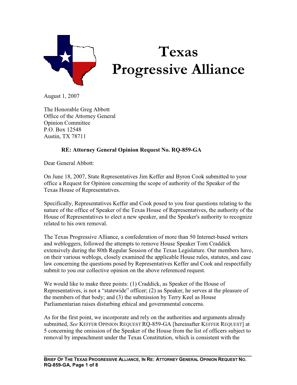 Texas Progressive Alliance