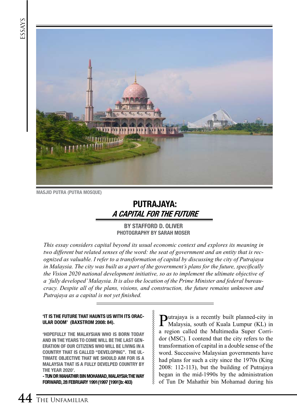 Putrajaya: a Capital for the Future by Stafford D