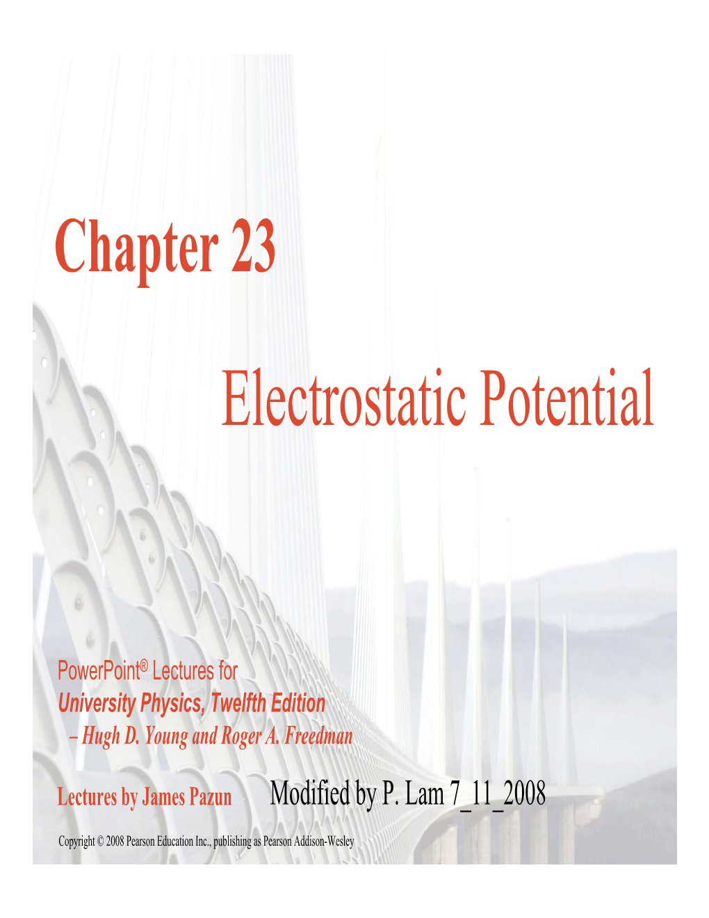 Electrostatic Potential