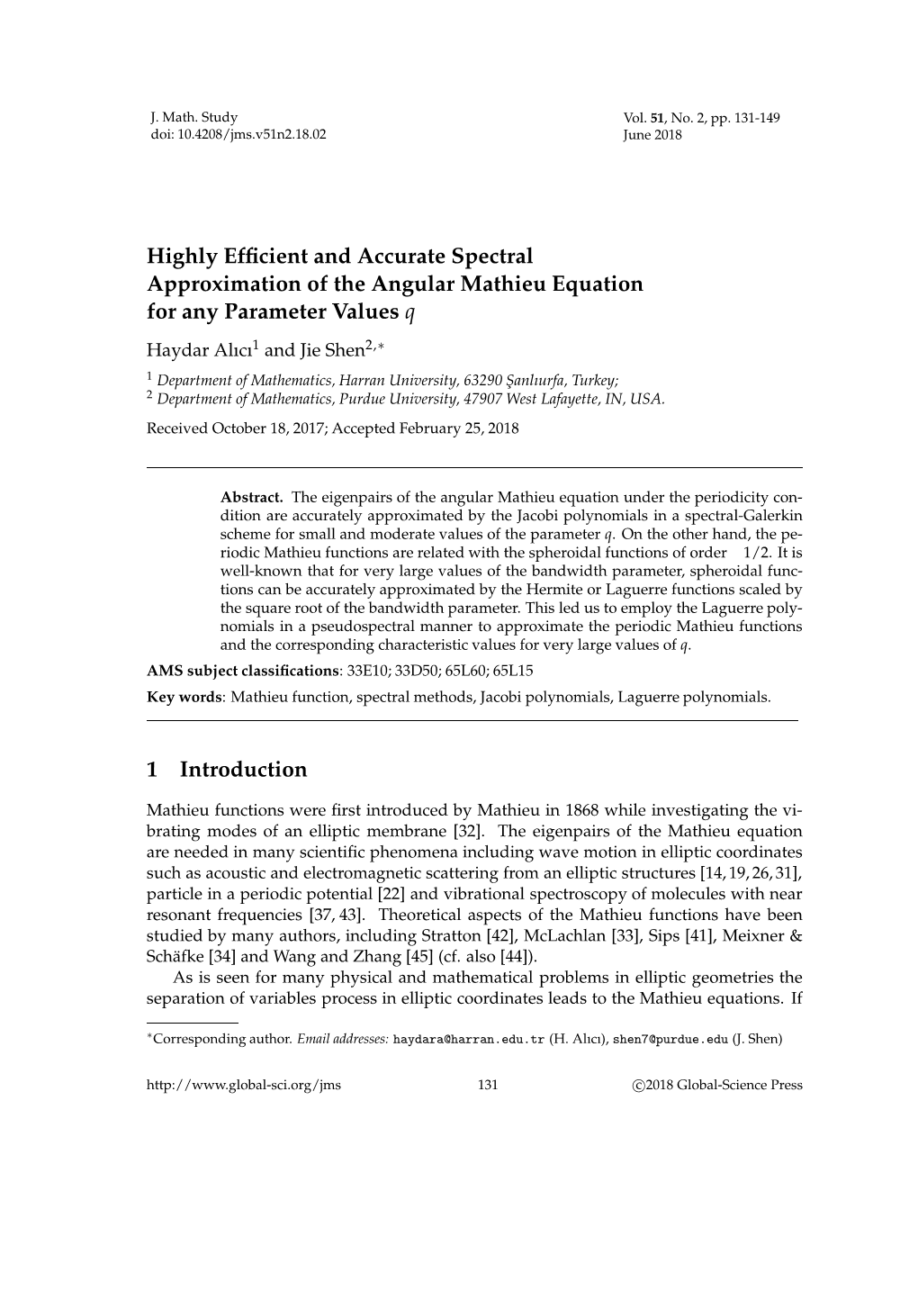 Highly Efficient and Accurate Spectral Approximation of the Angular