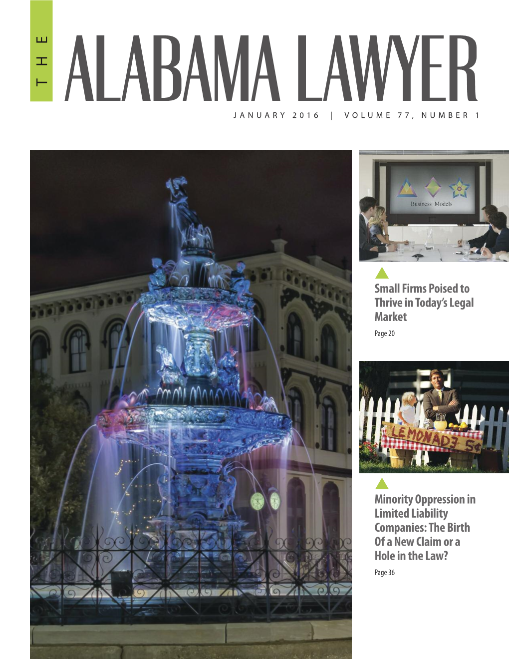 JANUARY 2016Lawyer | VOLUME 77, NUMBER 1