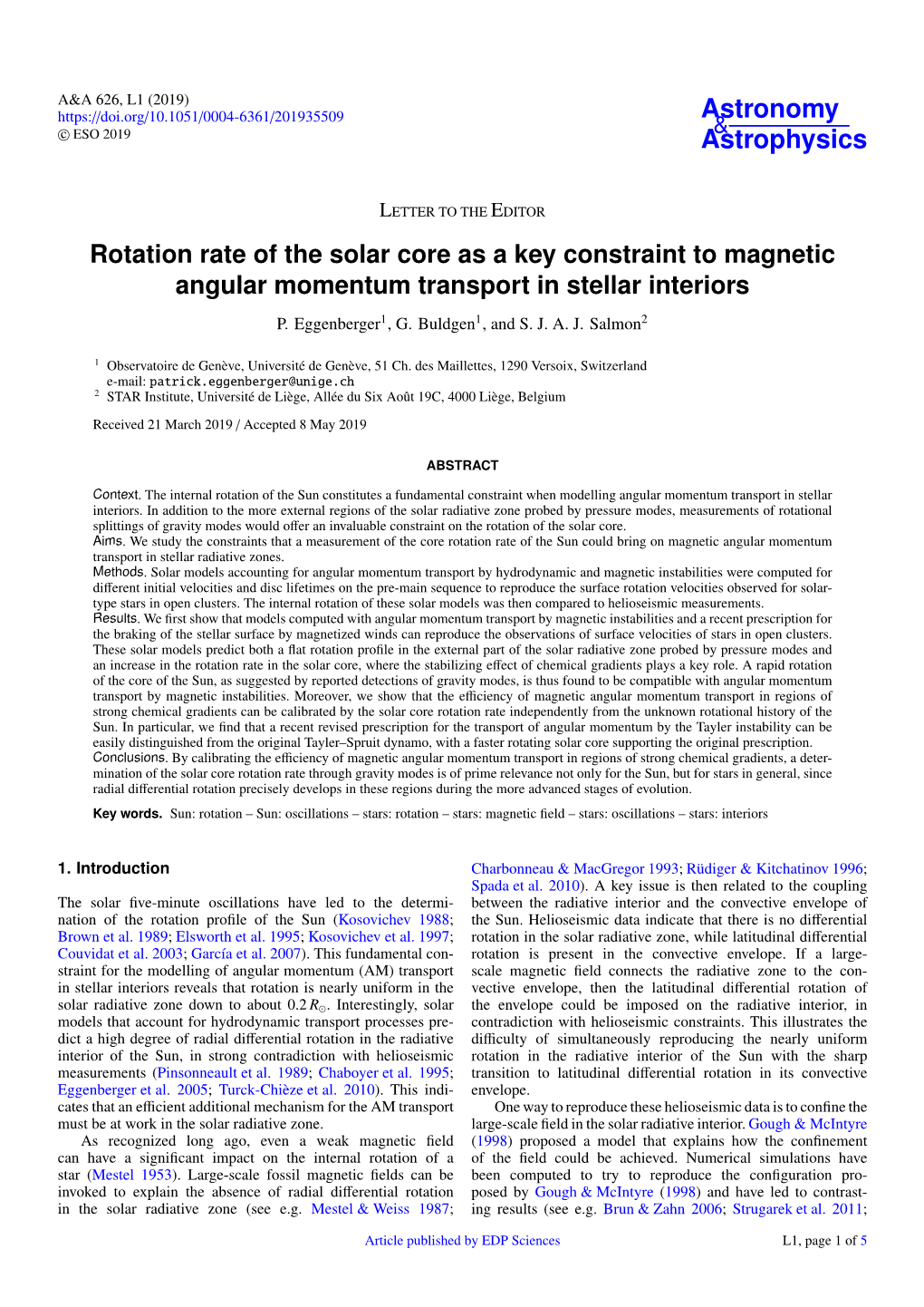 Rotation Rate of the Solar Core As a Key Constraint to Magnetic Angular Momentum Transport in Stellar Interiors P