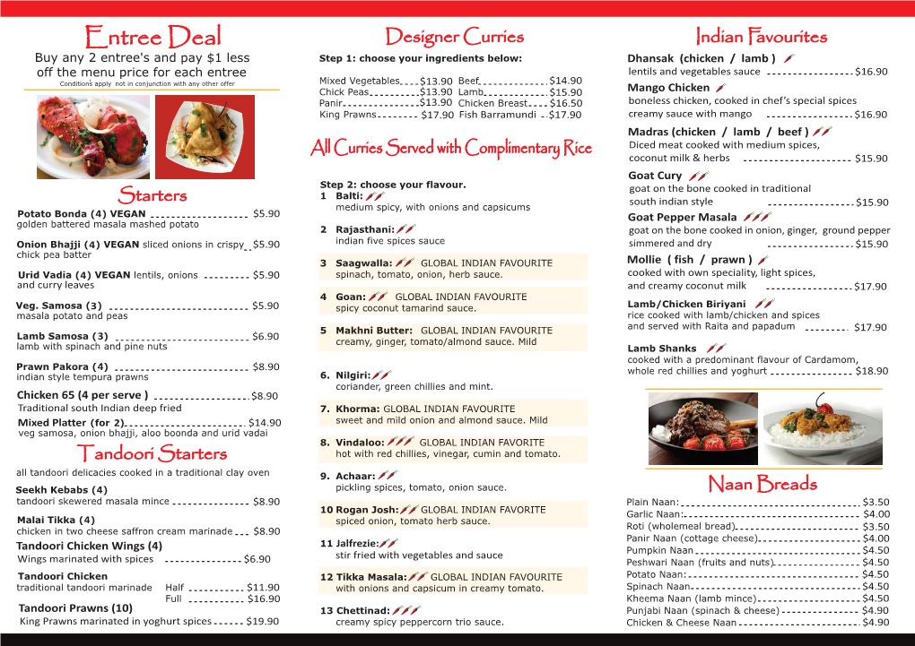 2015 05 11 Curry Story Takeaway Menu