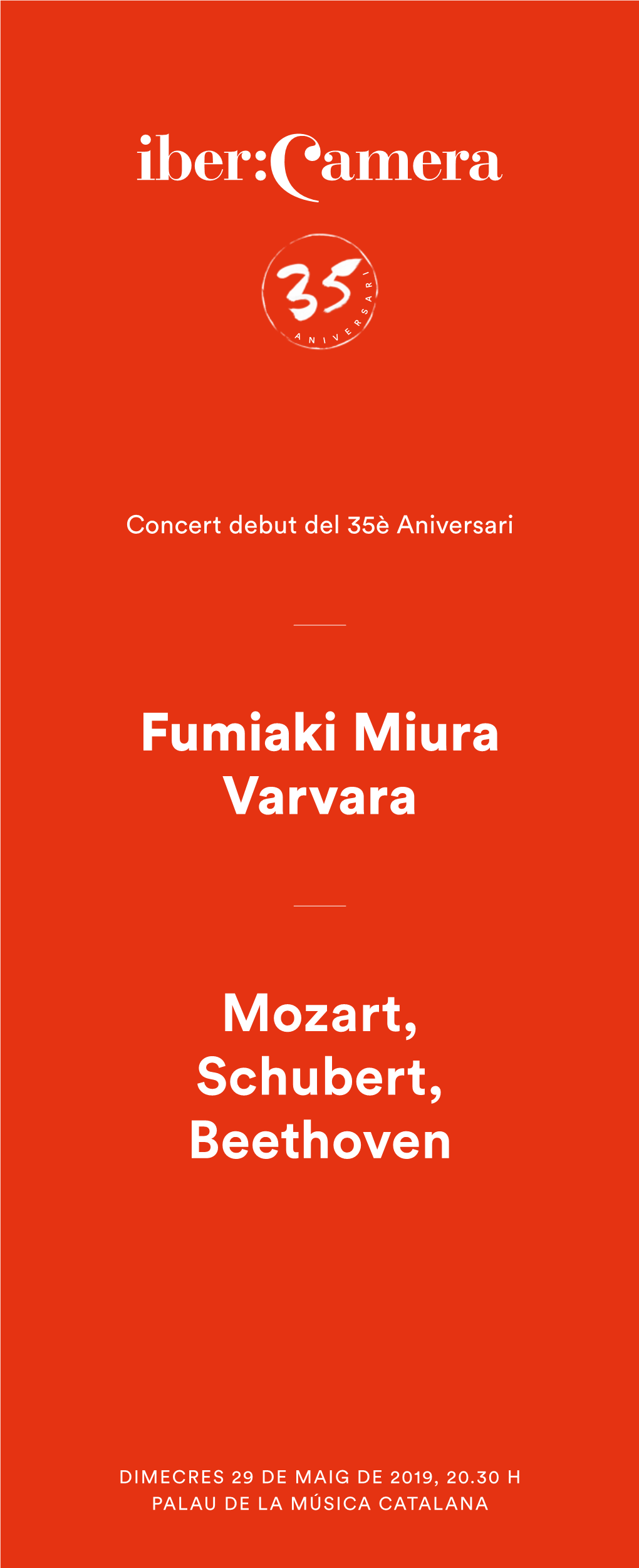 Fumiaki Miura Varvara Mozart, Schubert, Beethoven