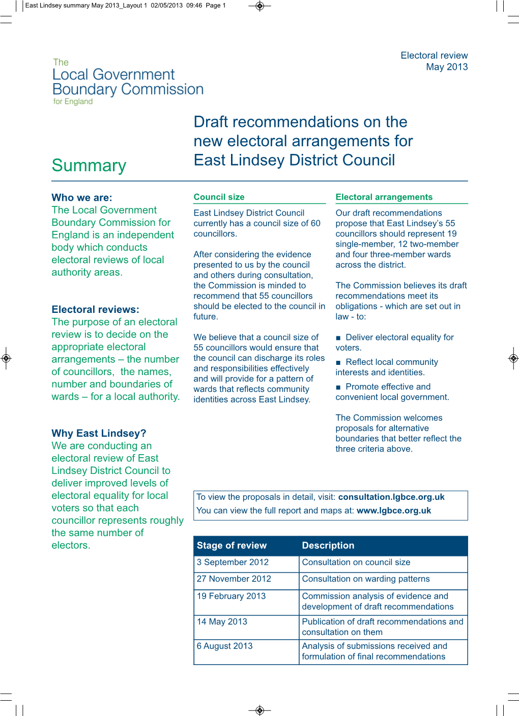 Summary May 2013 Layout 1 02/05/2013 09:46 Page 1