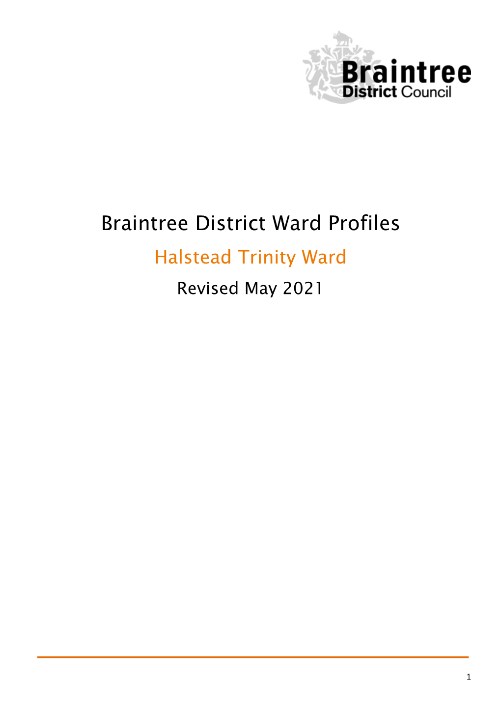 Halstead Trinity Ward Revised May 2021