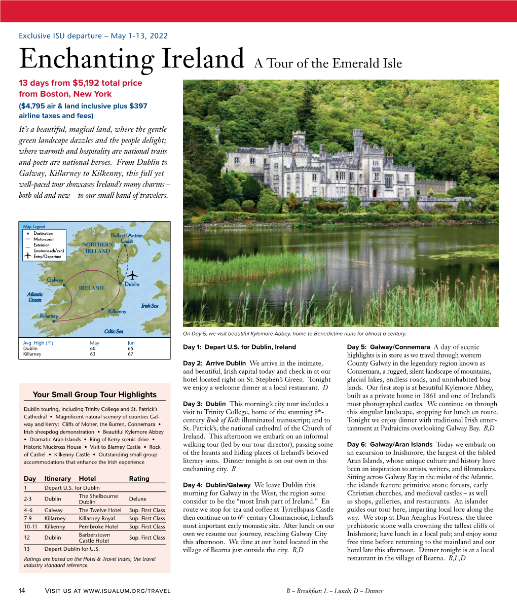 Enchanting Ireland a Tour of the Emerald Isle