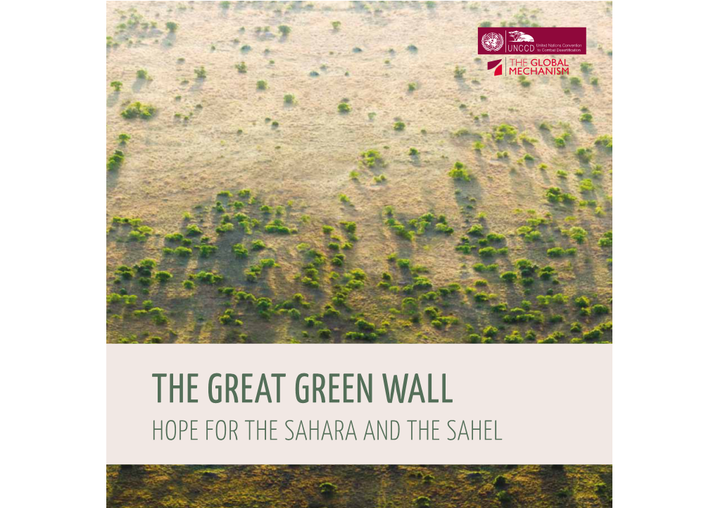 Great Green Wall Brochure