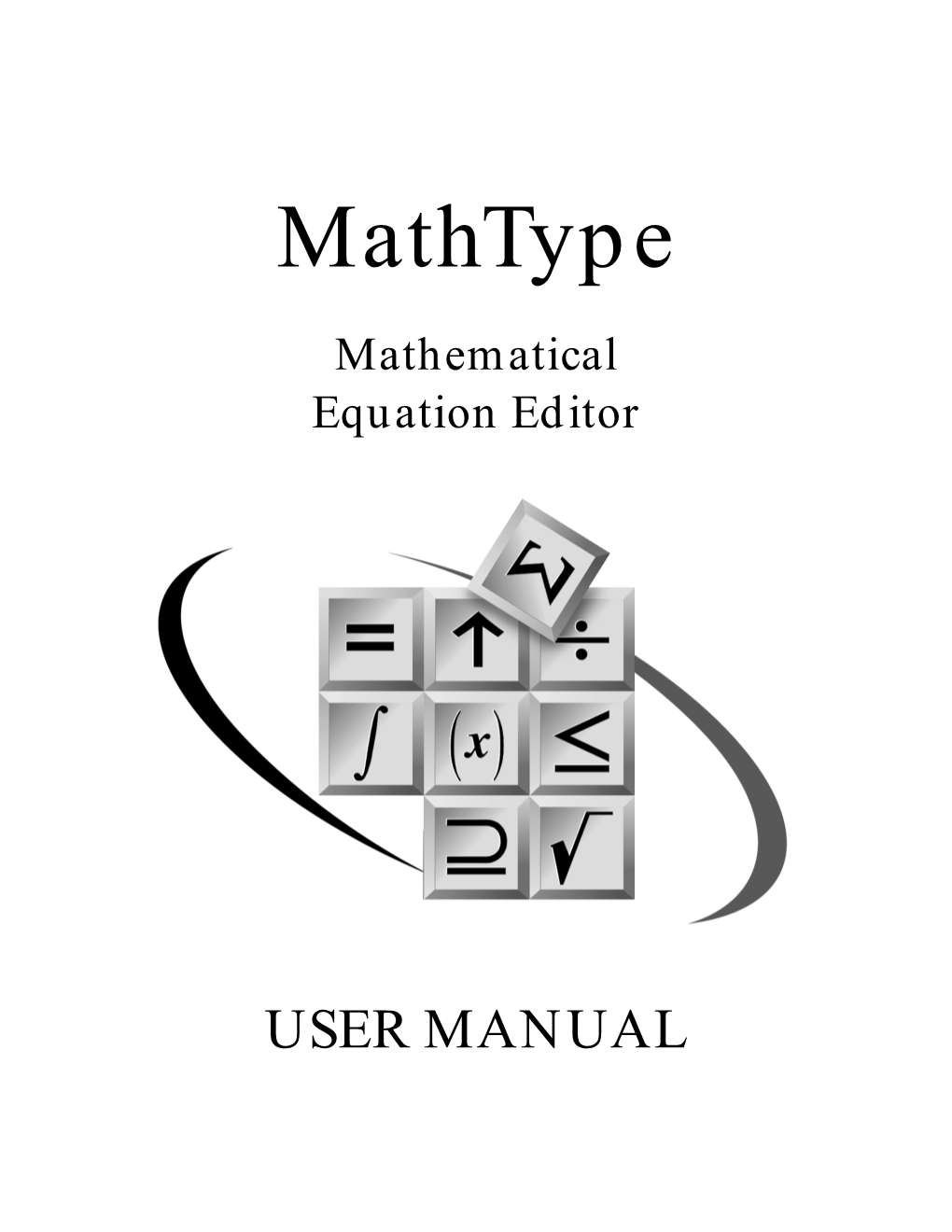 Mathtype 5.0 Manual