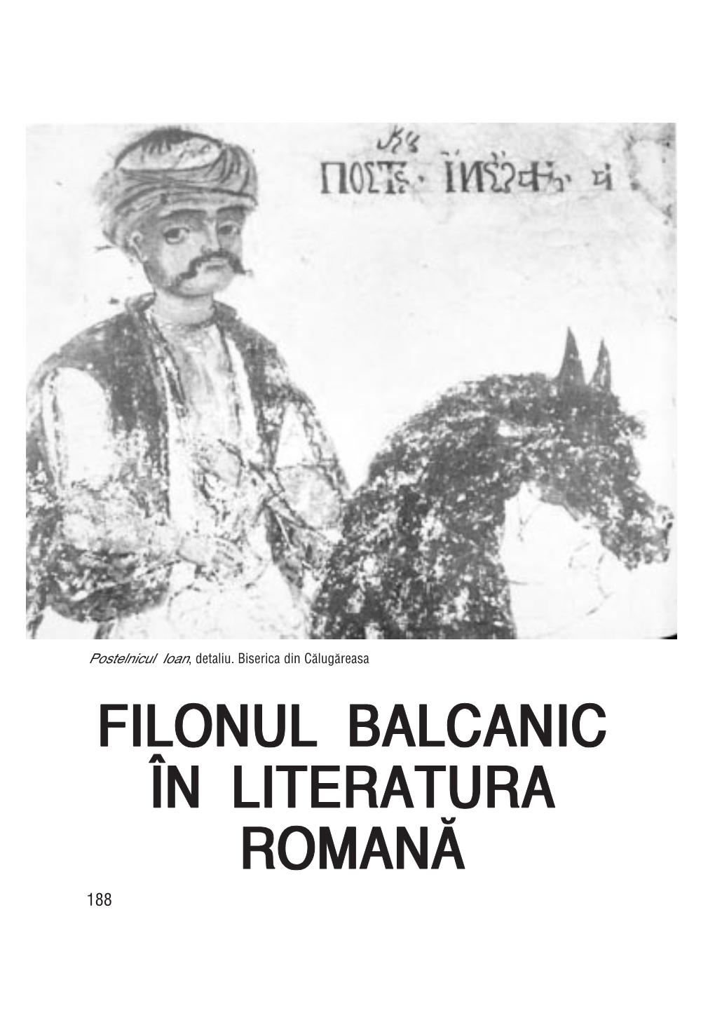 Filonul Balcanic În Literatura Roman| 188 Ovid S