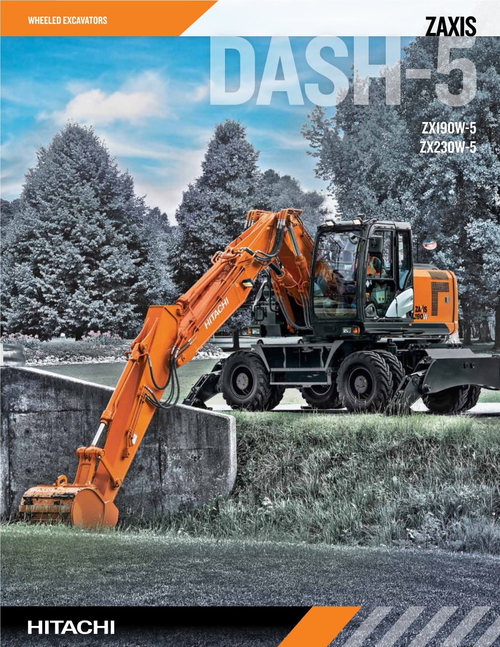Zx190w-5 ZX230W-5 Zx190w-5 / Zx230w-5 ZAXIS | DASH-5 Wheeled Excavators